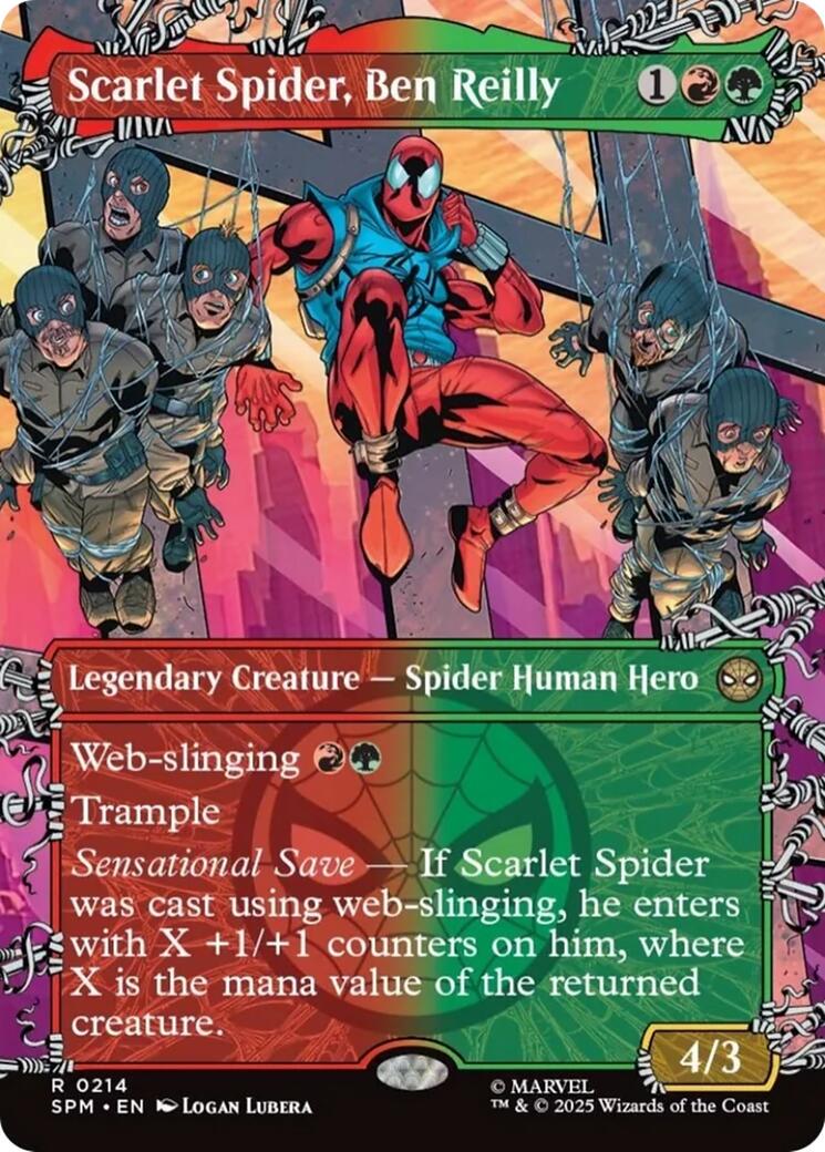 Scarlet Spider, Ben Reilly [Borderless] #214