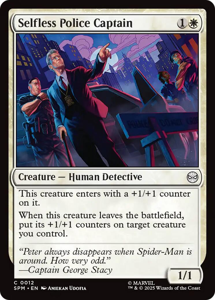 Selfless Police Captain [Foil] #12
