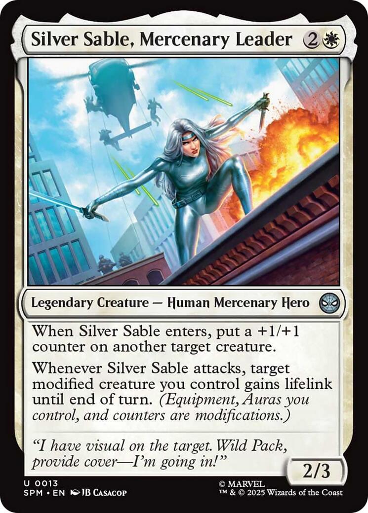 Silver Sable, Mercenary Leader #13