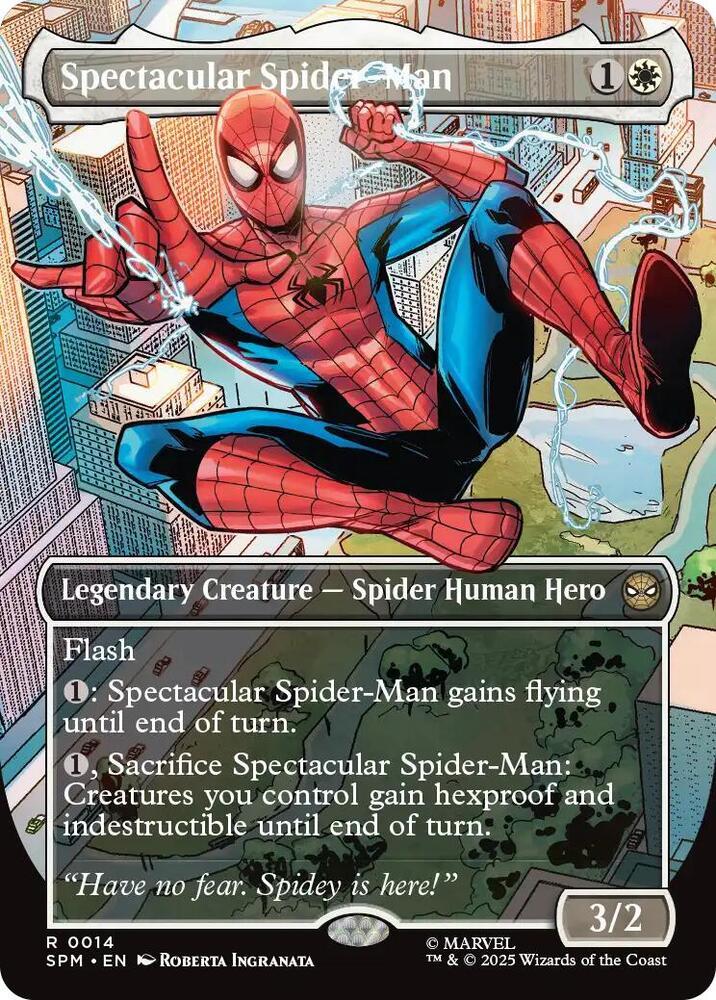 Spectacular Spider-Man [Borderless Foil] #14
