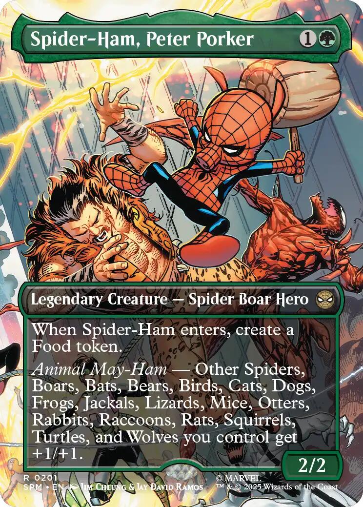 Spider-Ham, Peter Porker [Borderless] #201