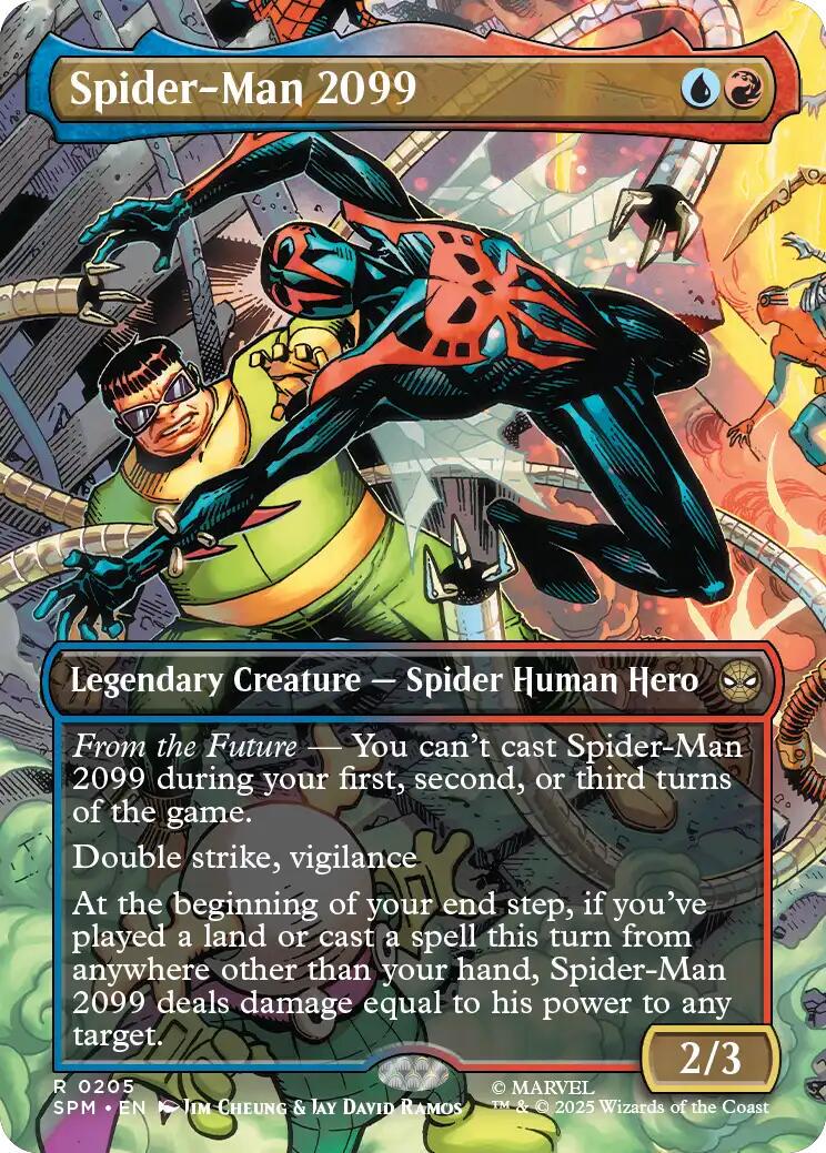 Spider-Man 2099 [Borderless Foil] #205