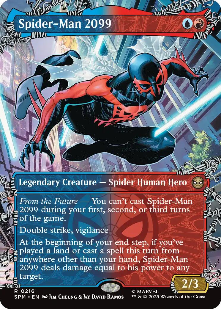 Spider-Man 2099 [Borderless Foil] #216