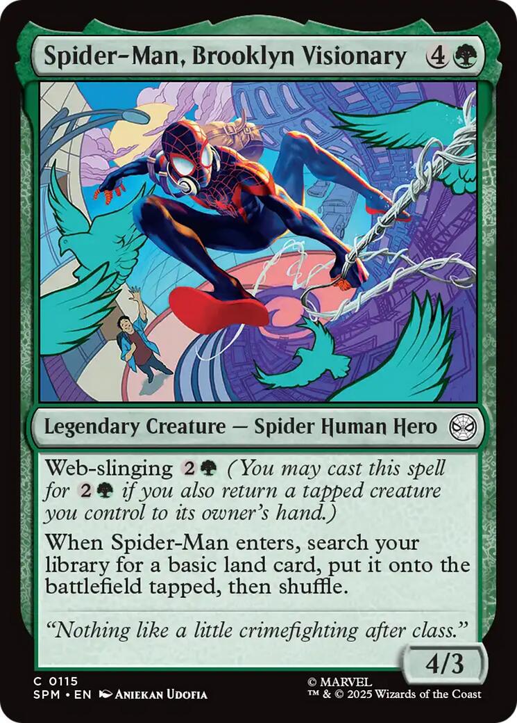 Spider-Man, Brooklyn Visionary [Foil] #115