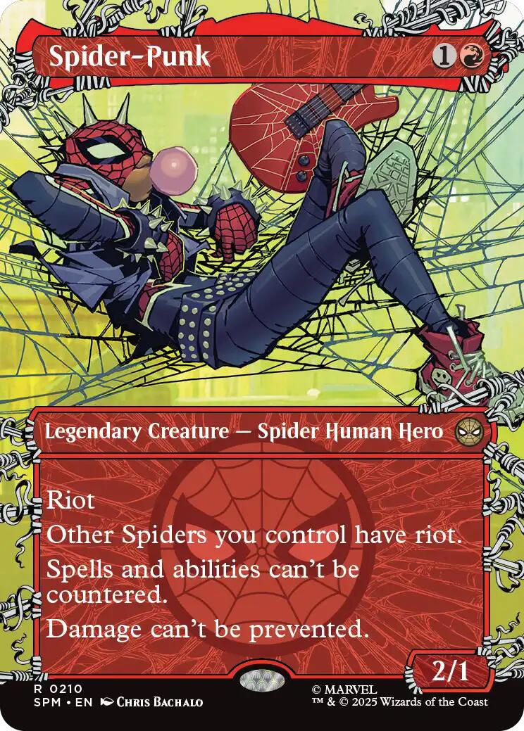 Spider-Punk [Borderless Foil] #210