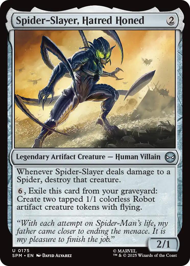 Spider-Slayer, Hatred Honed [Foil] #175