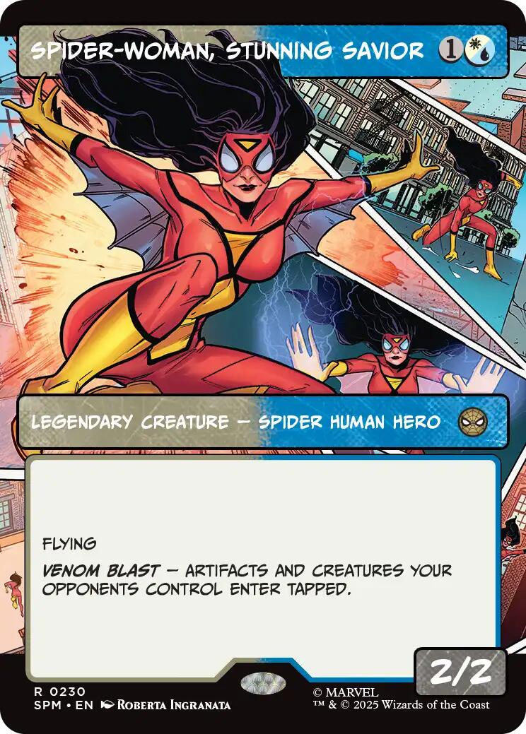 Spider-Woman, Stunning Savior [Borderless] #230