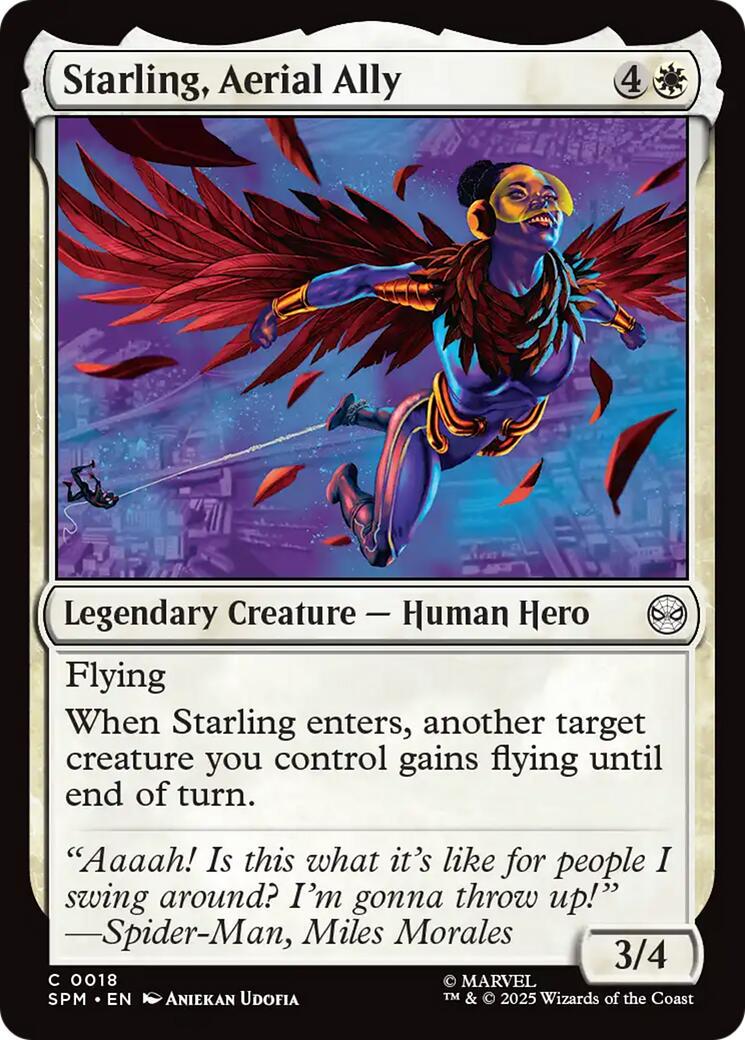 Starling, Aerial Ally #18