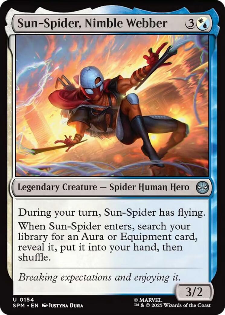 Sun-Spider, Nimble Webber [Foil] #154
