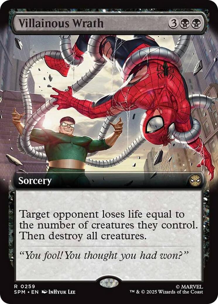 Villainous Wrath [Extended Art Foil] #259