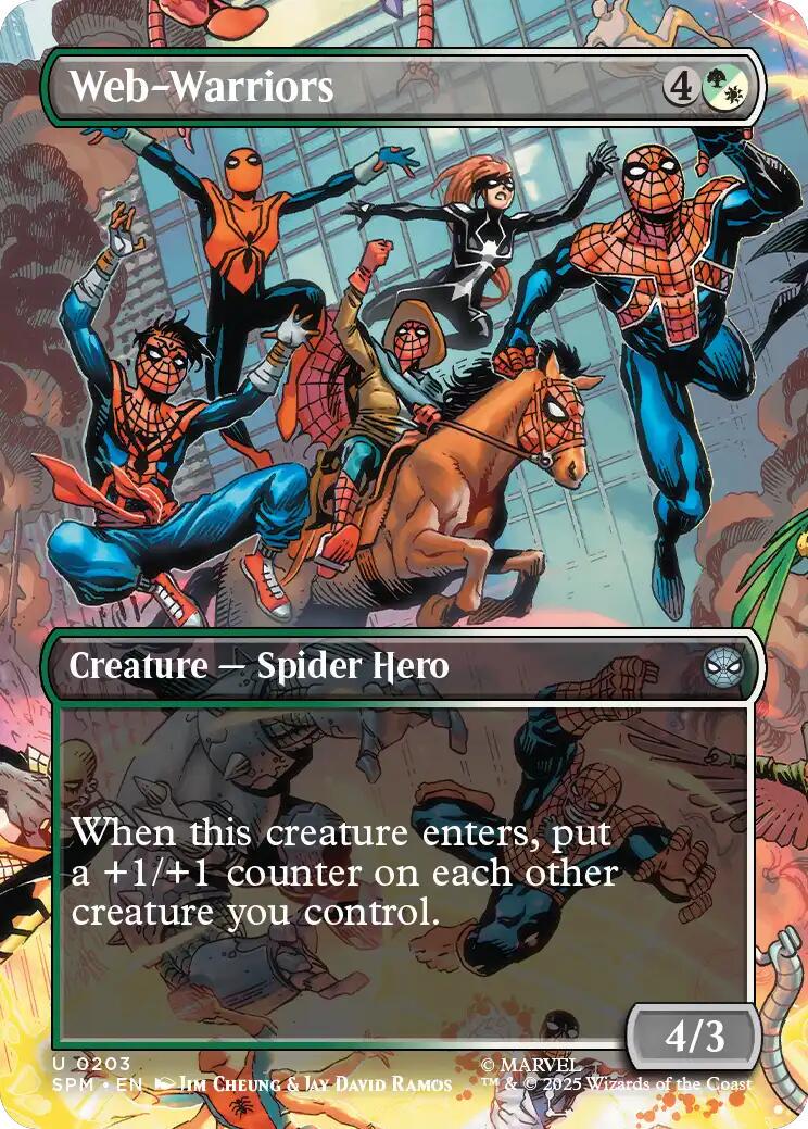 Web-Warriors [Borderless Foil] #203