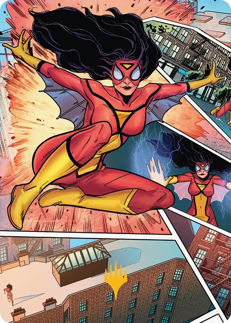 Spider-Woman, Stunning Savior [Gold Stamped] #51