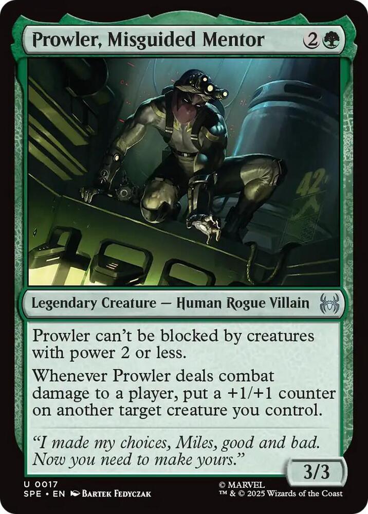 Prowler, Misguided Mentor #17