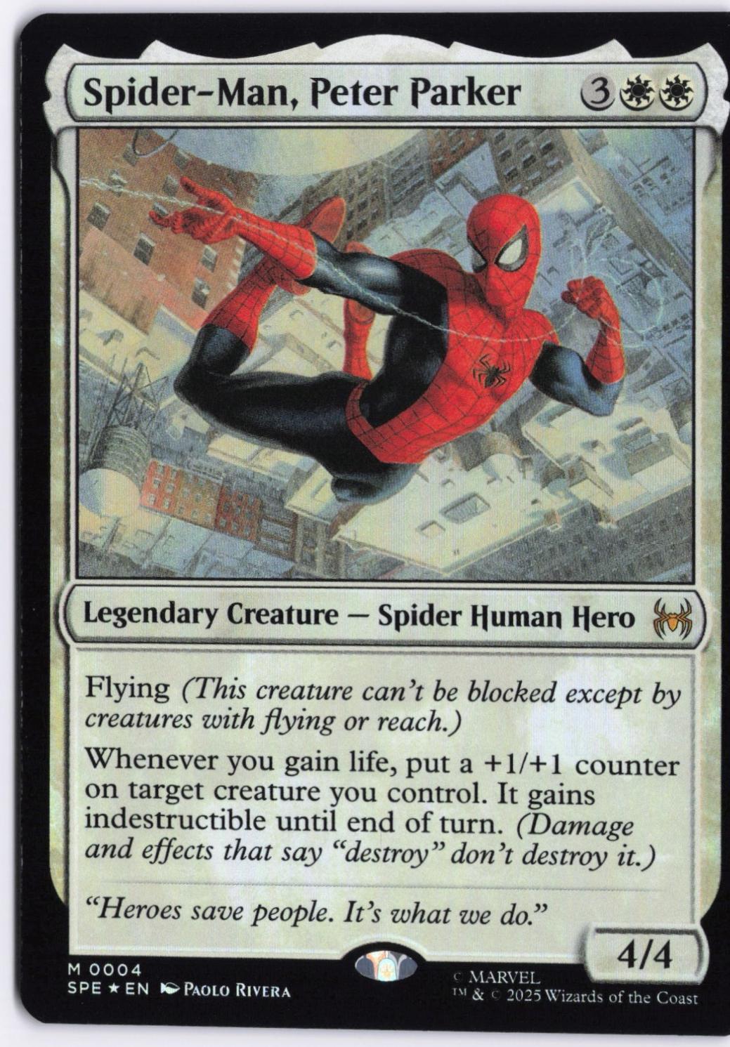 Spider-Man, Peter Parker [Foil] #4