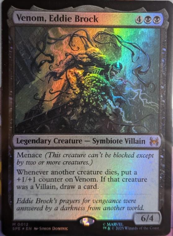 Venom, Eddie Brock [Foil] #12
