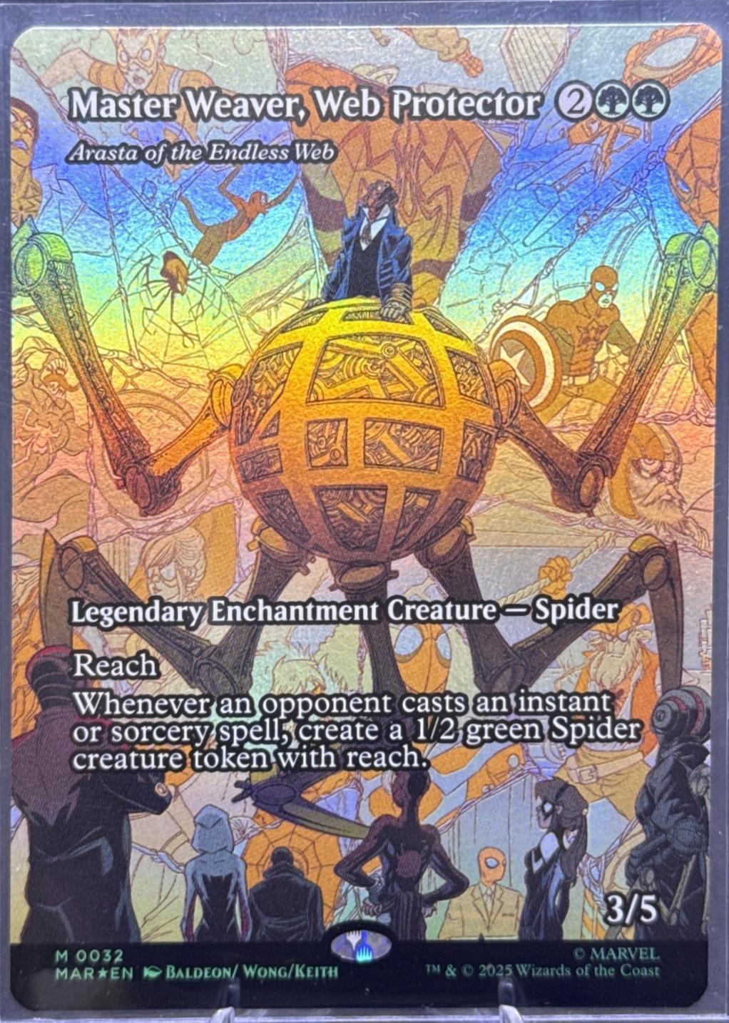 Master Weaver, Web Protector - Arasta of the Endless Web [Foil] #32
