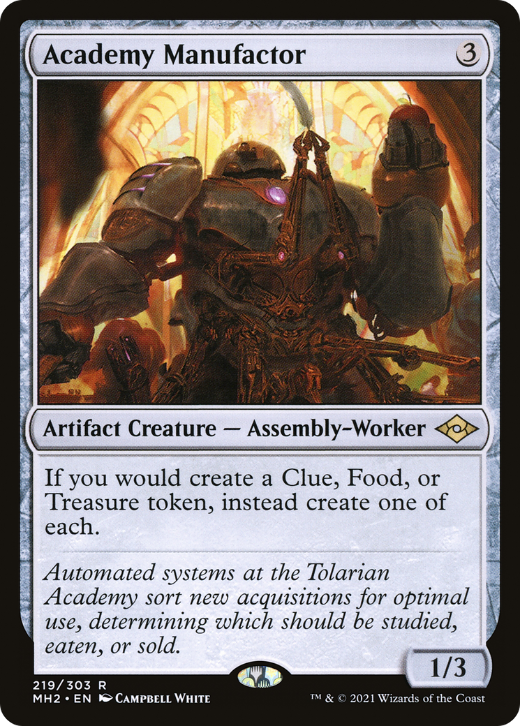 Academy Manufactor [Foil] #219