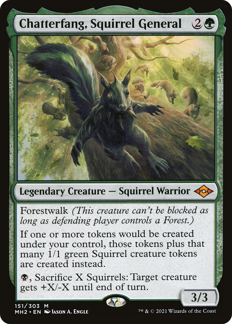 Chatterfang, Squirrel General [Foil] #151