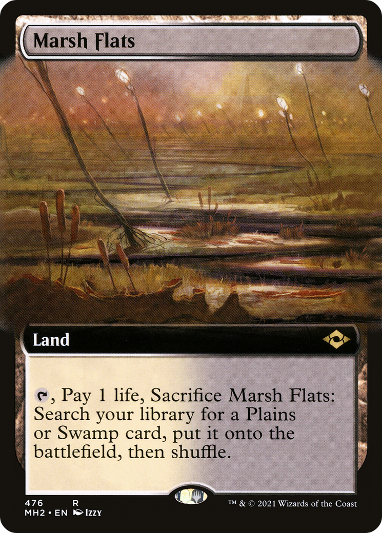 Marsh Flats [Extended Art Foil] #476
