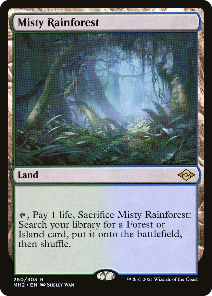 Misty Rainforest [Prerelease] #250