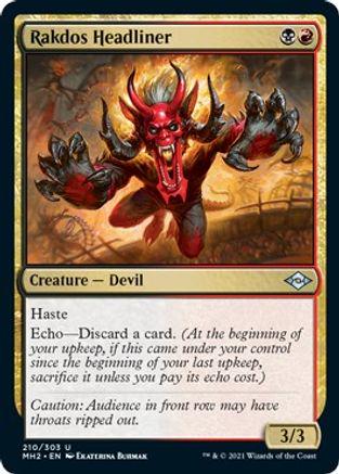 Rakdos Headliner #210