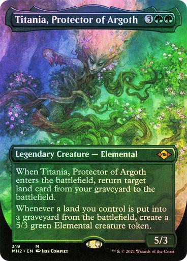 Titania, Protector Of Argoth [Borderless Foil] #319