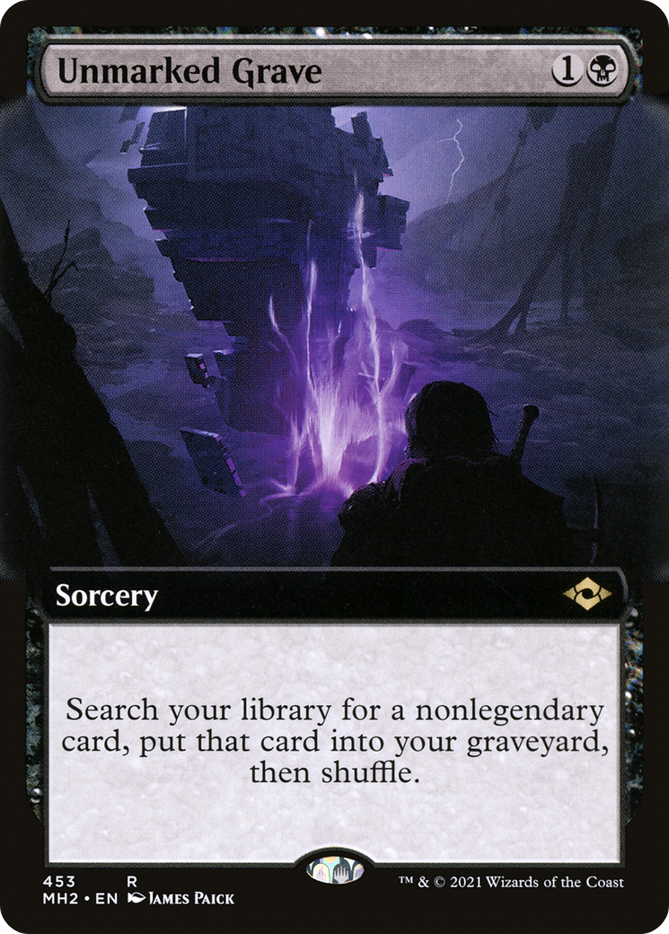 Unmarked Grave [Extended Art Foil] #453