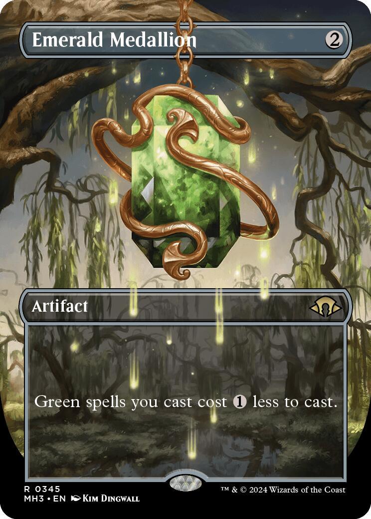 Emerald Medallion [Borderless Foil] #345