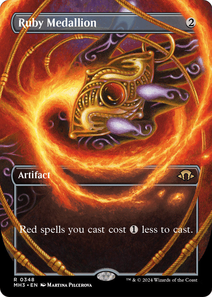 Ruby Medallion [Borderless Foil] #348