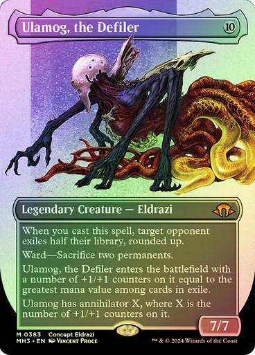 Ulamog, the Defiler [Borderless Foil] #383