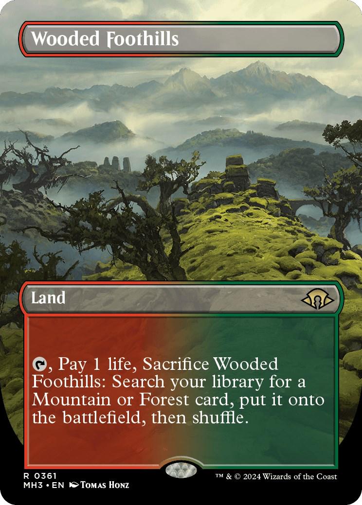 Wooded Foothills [Borderless Foil] #361