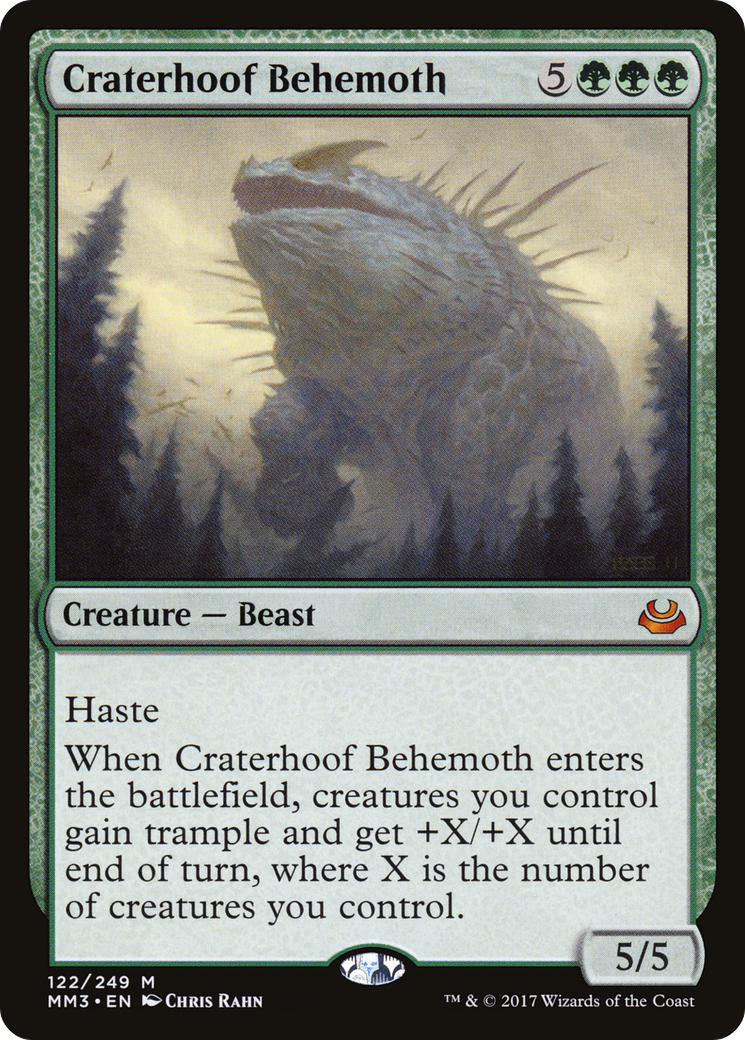 Craterhoof Behemoth [Foil]