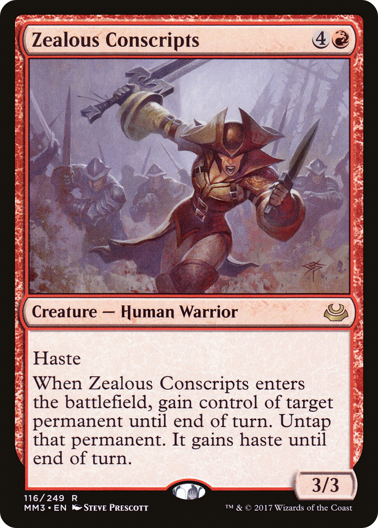 Zealous Conscripts [Foil]