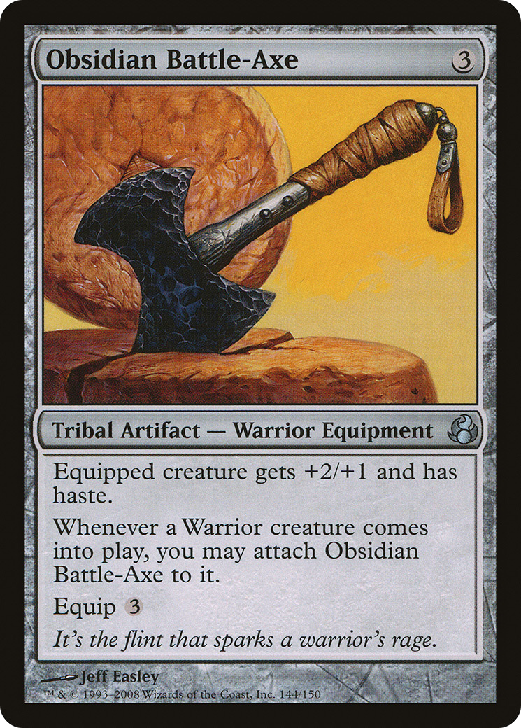 Obsidian Battle-Axe [Foil]