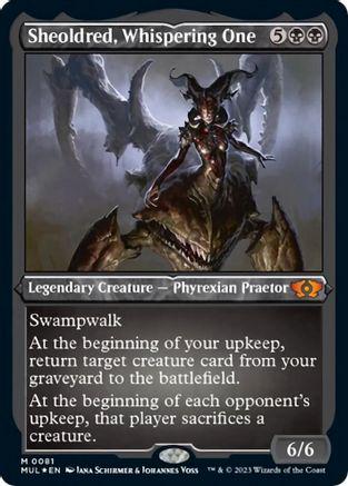 Sheoldred, Whispering One [Foil Etched] #81