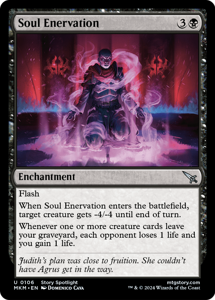 Soul Enervation [Foil] #106