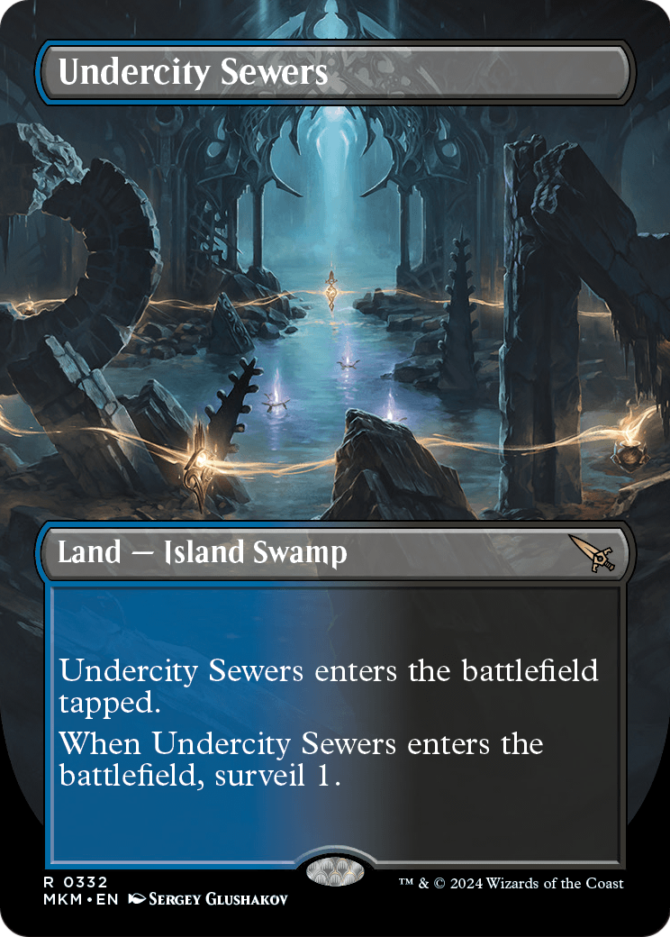 Undercity Sewers [Borderless Foil] #332