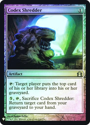 Codex Shredder [Foil] #228