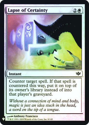 Lapse Of Certainty [Foil] #9