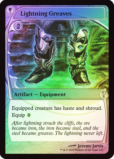 Lightning Greaves [Foil] #225