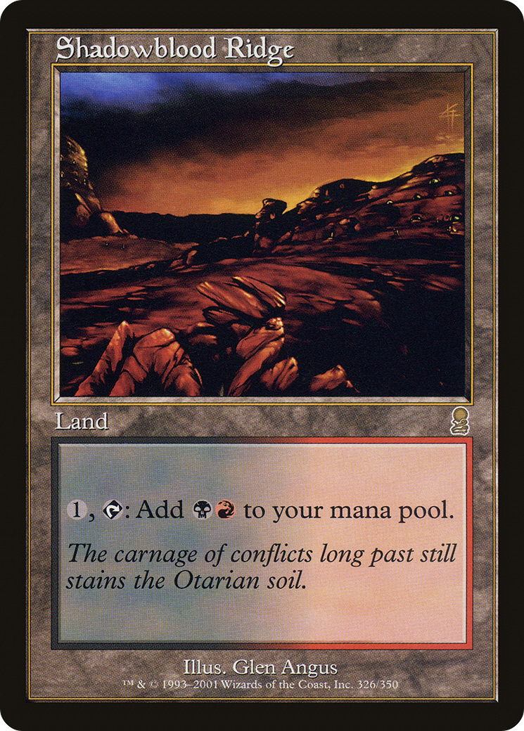 Shadowblood Ridge [Foil]