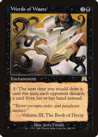Words of Waste [Foil]