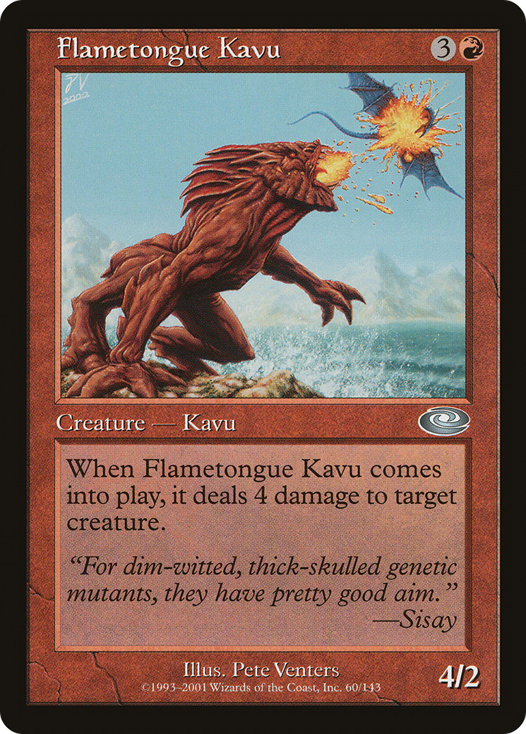 Flametongue Kavu [Foil]