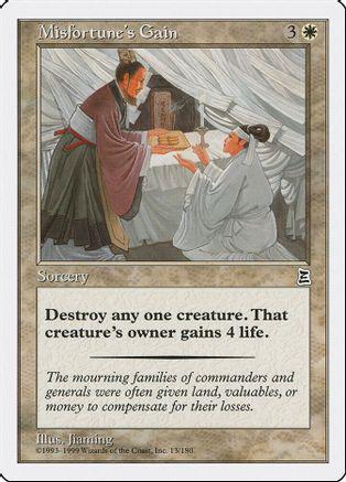 Misfortune's Gain