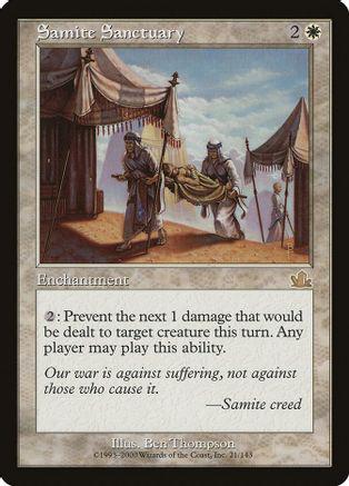 Samite Sanctuary [Foil]