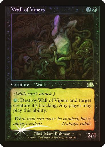 Wall of Vipers [Foil] #80