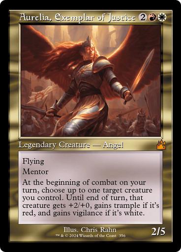 Aurelia, Exemplar of Justice [Retro Frame] #356