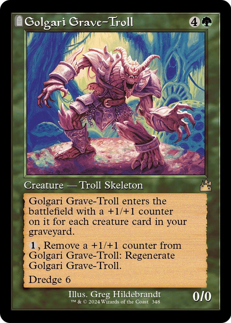 Golgari Grave-Troll [Serialized] #348
