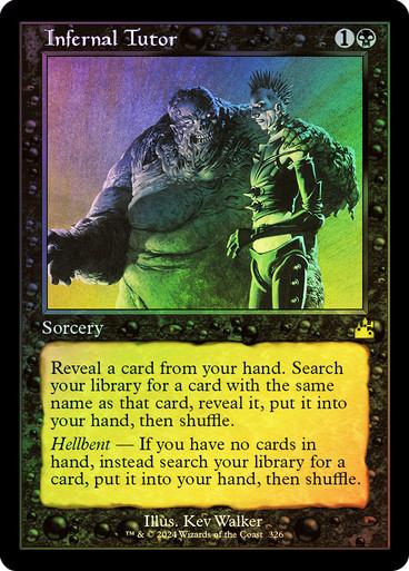Infernal Tutor [Retro Frame Foil] #326