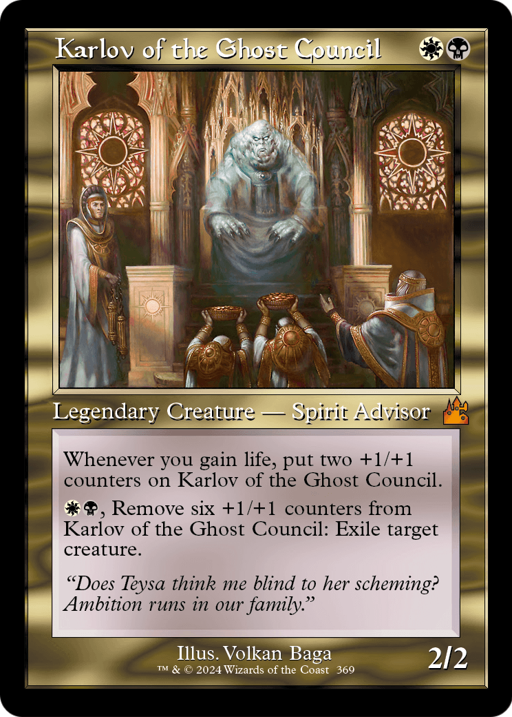Karlov of the Ghost Council [Retro Frame] #369